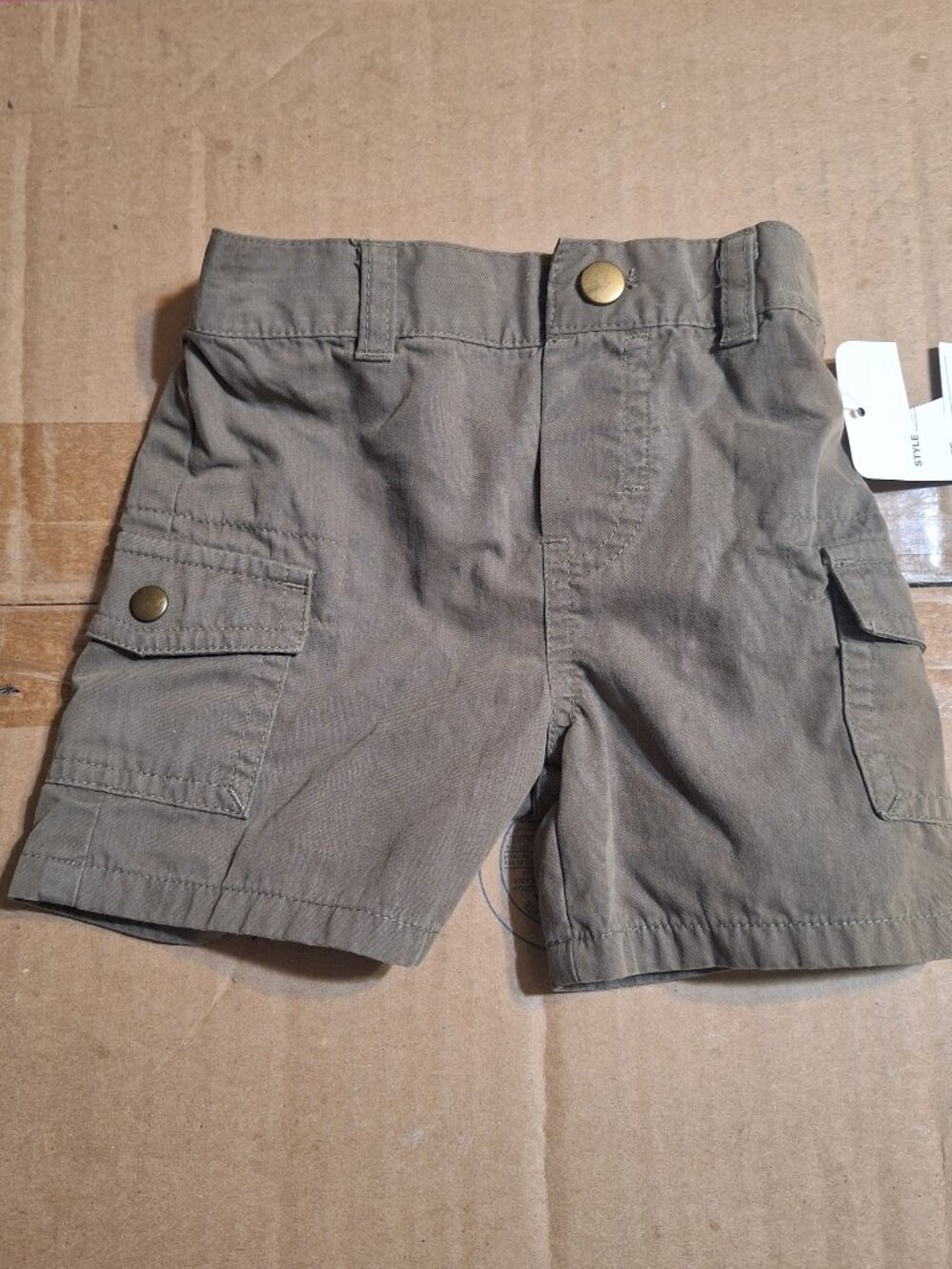 jumping beans youth green shorts 6-9 months
